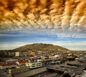 Image of the landscape of El Paso, Texas