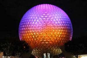 Image of the tourist attraction Epcot Center in Orlando, Florida