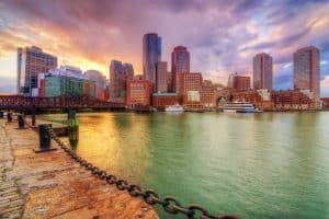 Image of the city of Boston in Massachusetts 