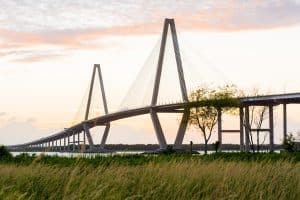 Image of a bridge in South Carolina near Charleston