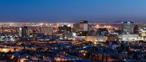 Image of the downtown area of El Paso in Texas