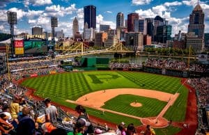 Image of PNC Park, home of the Pittsburgh Pirates