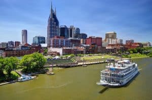 Image of a city skyline where we provide answering service in Tennessee