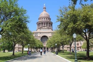 Image of the Texas state capitol in Austin