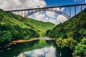 Image of the New River Gorge Bridge in West Virginia