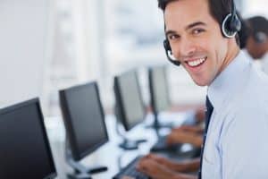 Image of a MAP call center agent providing answering service in Rhode Island