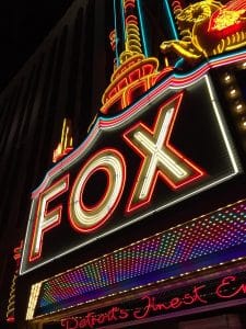 Image of the Fox Theater in Detroit, MI