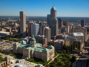 Image of the city of Indianapolis in Indiana
