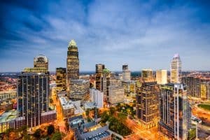 Image of the city of Charlotte in North Carolina