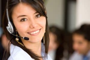 Image of a virtual receptionist providing answering service for immigration attorneys