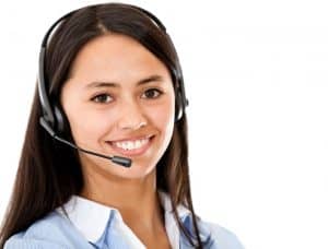 Image of a MAP Communications receptionist providing Santa Ana answering service