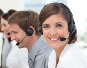 Image of the MAP Communications team providing call center services for gas companies