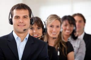 Image of the MAP Communications team providing call center and answering services for trucking companies