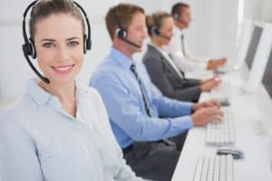 Image of the MAP Communications team providing call center services for parking companies